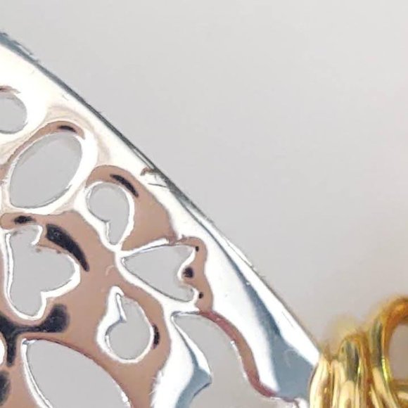 Gold and silver toggle close bracelet - Picture 5 of 9